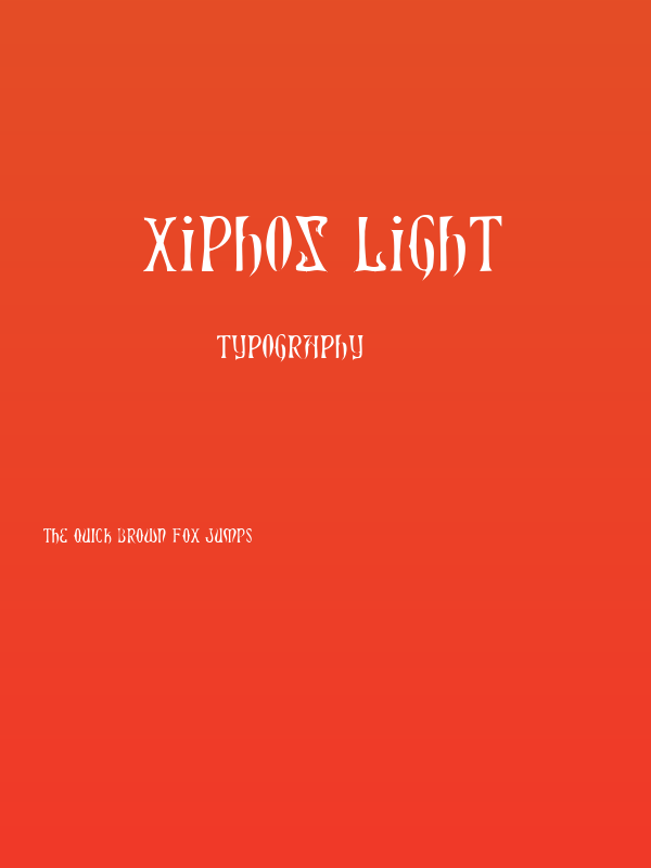 Xiphos Light Poster