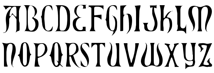 Xiphos Light Font LOWERCASE