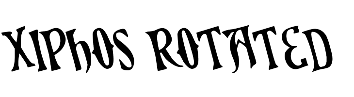 Xiphos Rotated  Descarca Fonturi Gratis