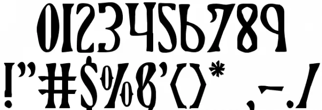 Xiphos フォント その他の文字