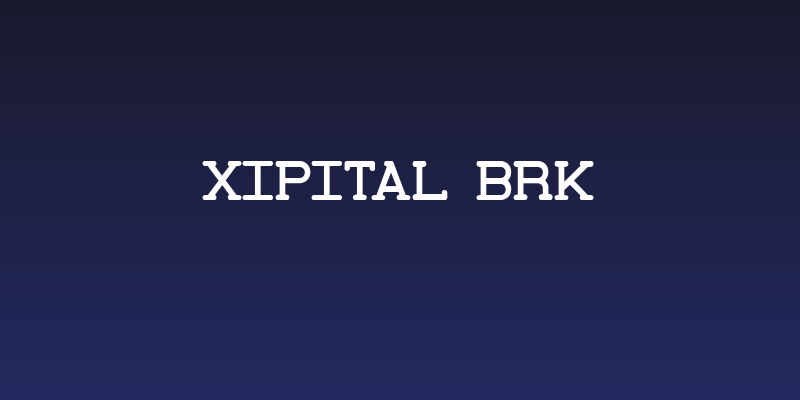 Xipital BRK Social Header