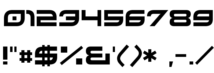Xirod-Regular Font OTHER CHARS