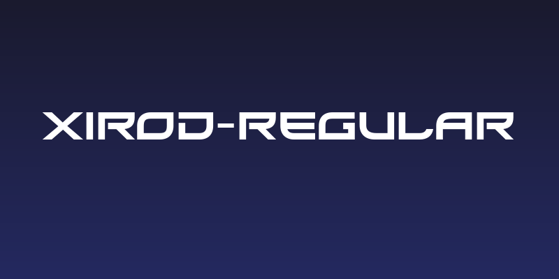Xirod-Regular Social Header