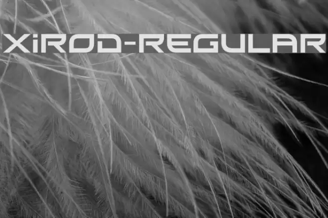 Xirod-Regular Font examples