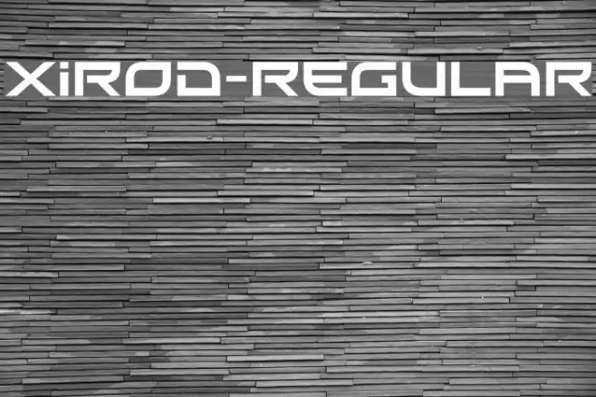 Xirod-Regular Font examples
