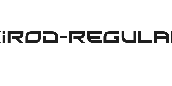 Xirod-Regular Logo
