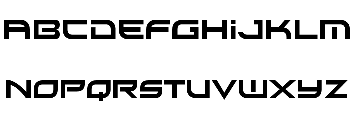 Xirod-Regular Font LOWERCASE