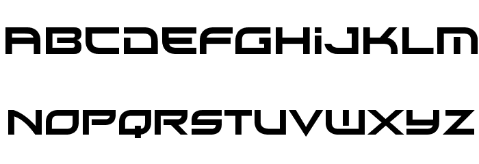 Xirod Font LOWERCASE