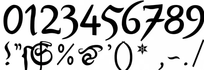 Xirwena Шрифта ДРУГИЕ символов