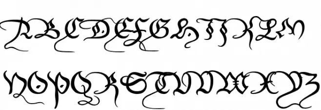 Xirwena Шрифта ВЕРХНИЙ