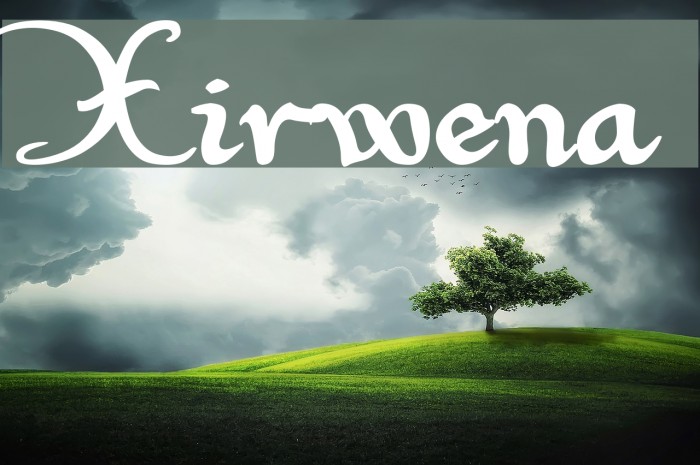 Xirwena Font examples