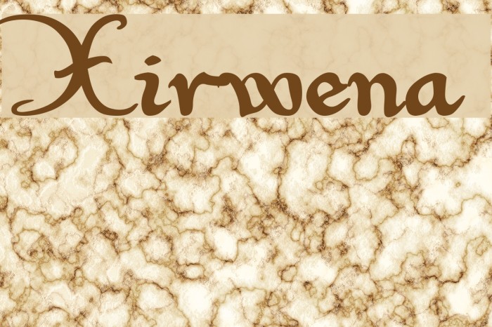 Xirwena Font examples