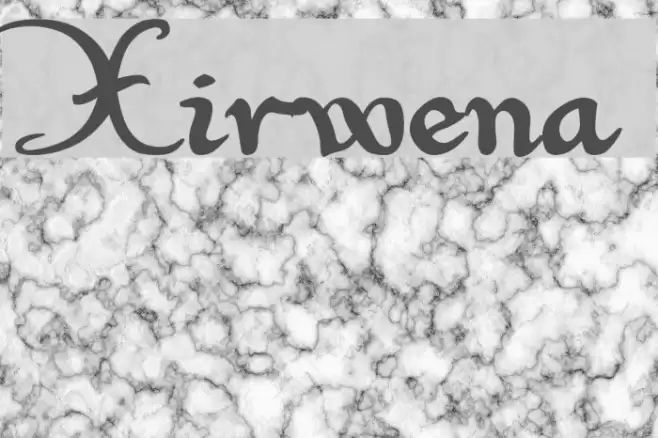 Xirwena Шрифта examples