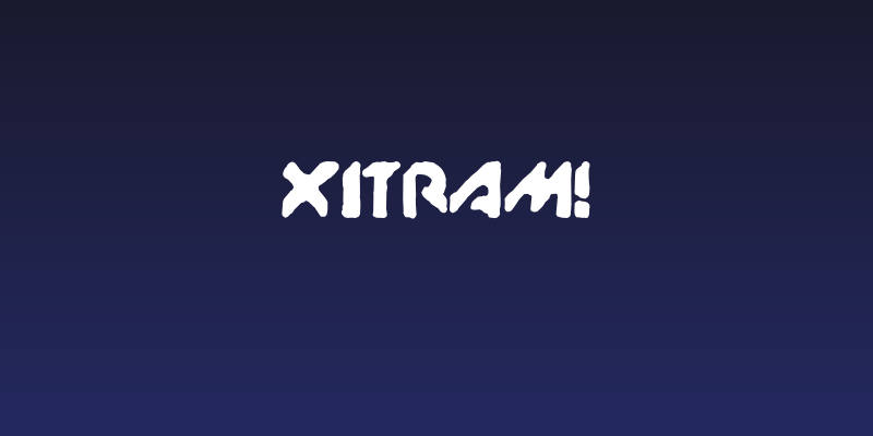 XitRAM! Social Header