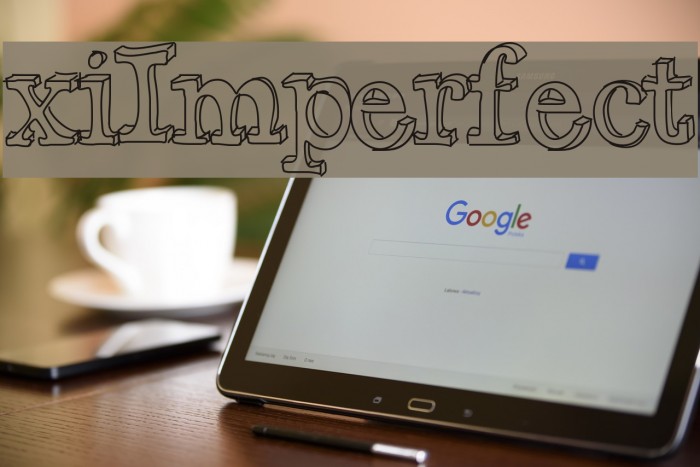 xiImperfect Font examples