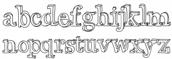 xiImperfect Font LOWERCASE