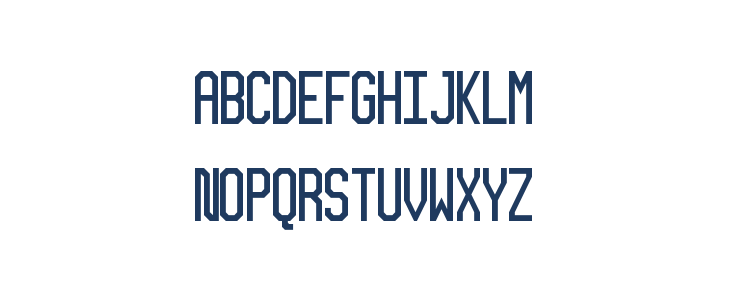 XLMonoAlt Regular Uppercase