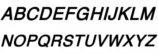 XM Traffic Bold Italic Шрифта ВЕРХНИЙ