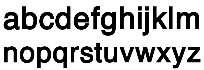 XM Traffic Bold Font LOWERCASE