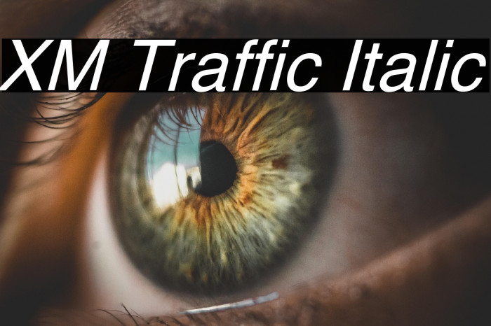 XM Traffic Italic Example 1