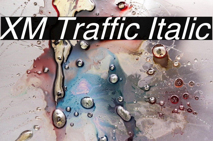 XM Traffic Italic Example 2