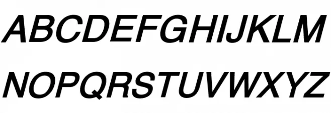 XM Vahid Bold Italic Polices MAJUSCULES