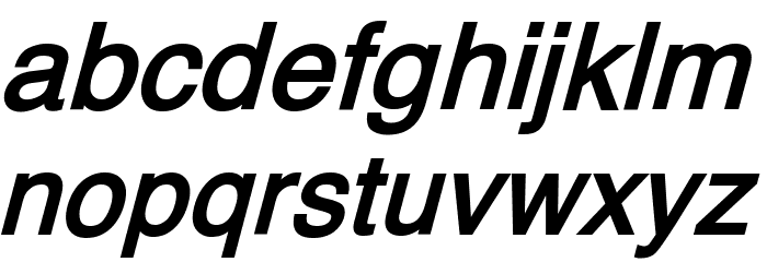 XM Vahid Bold Italic Font LOWERCASE
