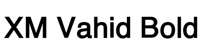 XM Vahid Bold  Frei Schriftart Herunterladen