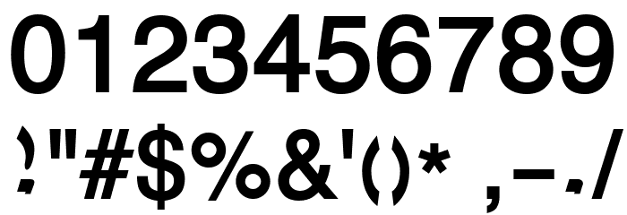 XM Vahid Bold Font OTHER CHARS