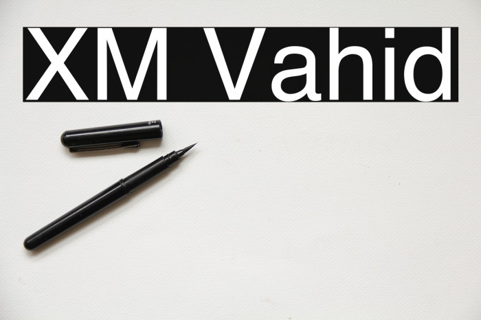 XM Vahid Font examples