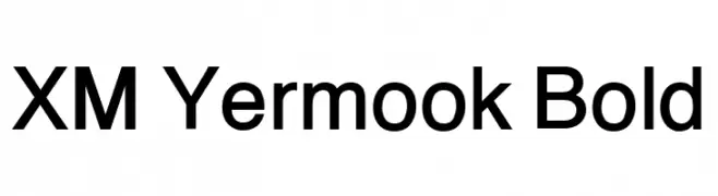 XM Yermook Bold  تنزيل الخطوط