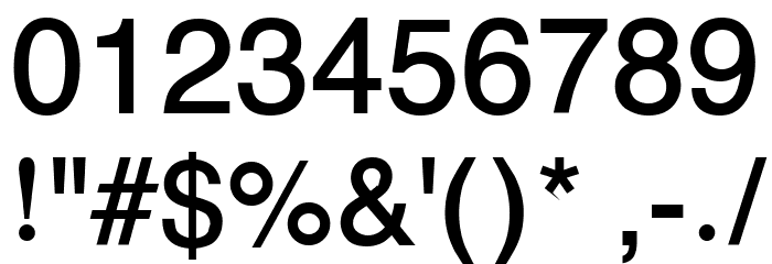 XM Yermook Bold Font OTHER CHARS