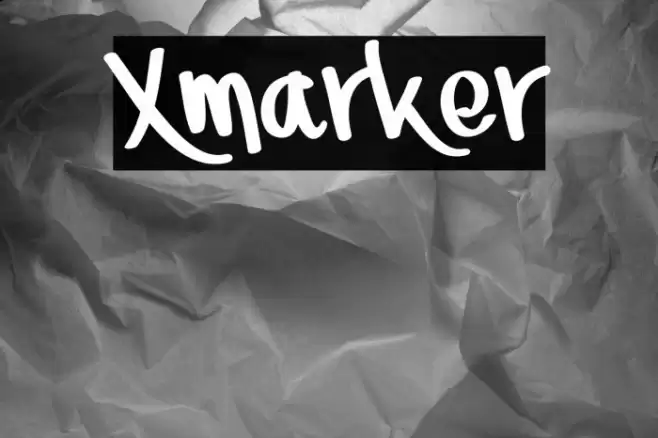 Xmarker Font examples