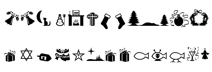 Xmas 97 Font LOWERCASE