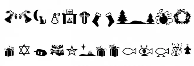 Xmas 97 Font LOWERCASE