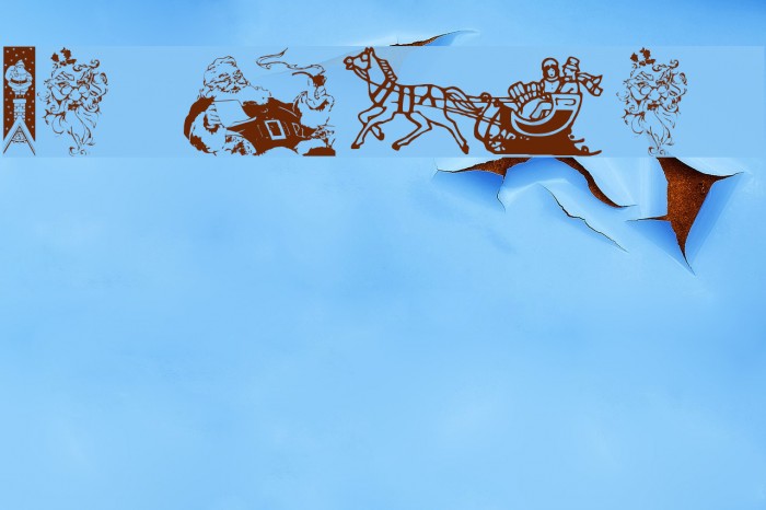 Xmas Clipart 2 Font examples