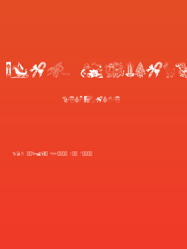 Xmas Clipart 2 Poster