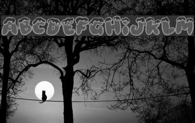 Xmas Dad Font examples