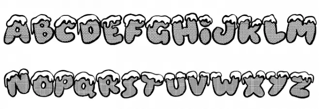 Xmas Dad Font LOWERCASE