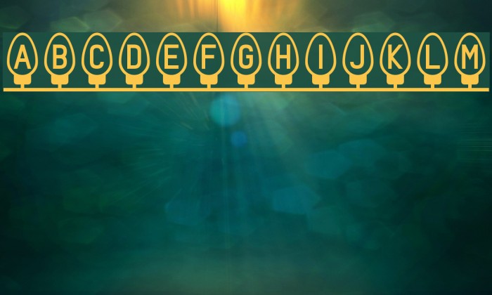 Xmas Fairy Lights Example 1