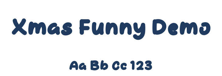 Xmas Funny Demo Font Preview