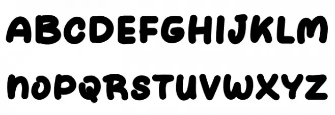 Xmas Funny Demo Polices MAJUSCULES