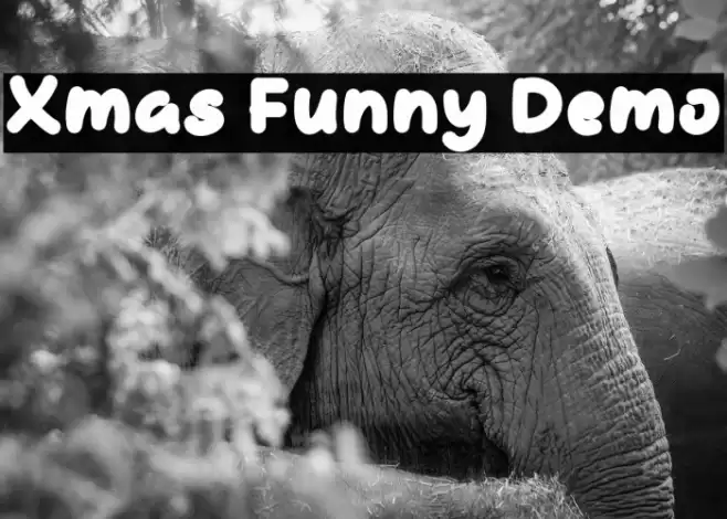 Xmas Funny Demo फ़ॉन्ट examples