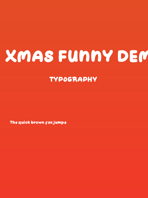 Xmas Funny Demo Poster
