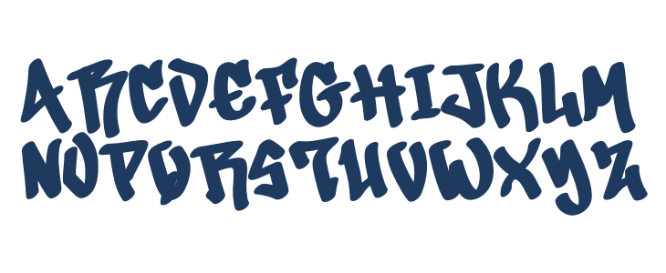 Xmas Graffiti Demo Uppercase