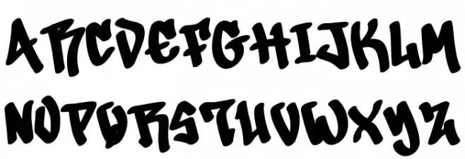 Xmas Graffiti Demo Fuentes MAYÚSCULAS