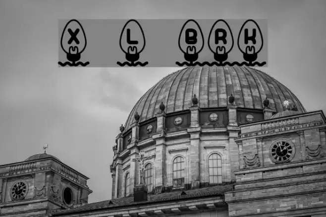 Xmas Lights BRK Font examples