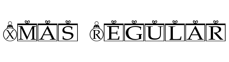 Xmas Regular Font