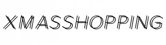 Xmas Shopping  Frei Schriftart Herunterladen