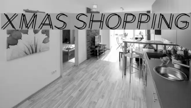 Xmas Shopping Font examples